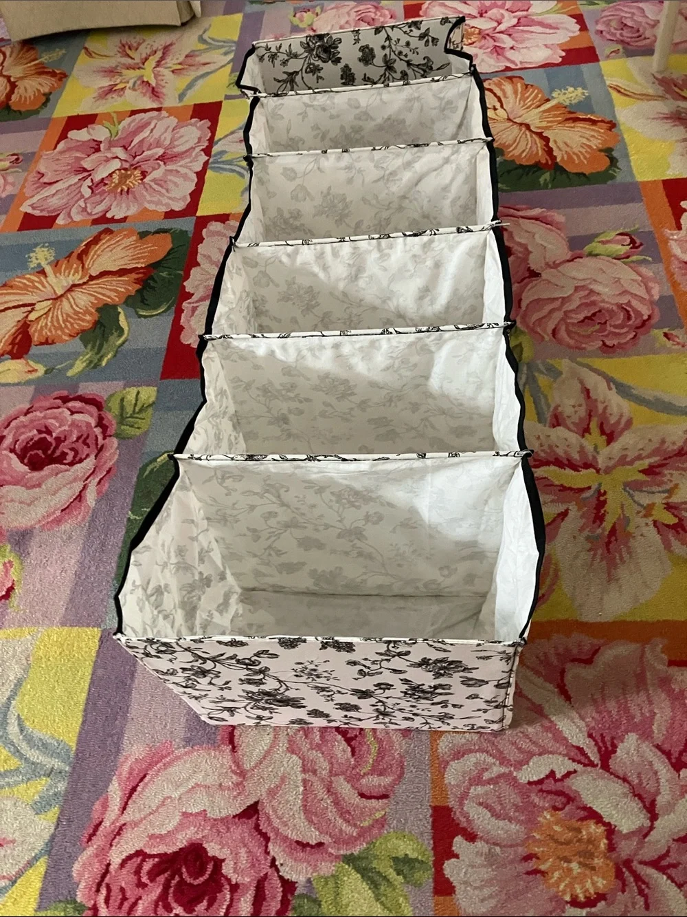 Closet Organizer With 6 Sturdy Compartments.